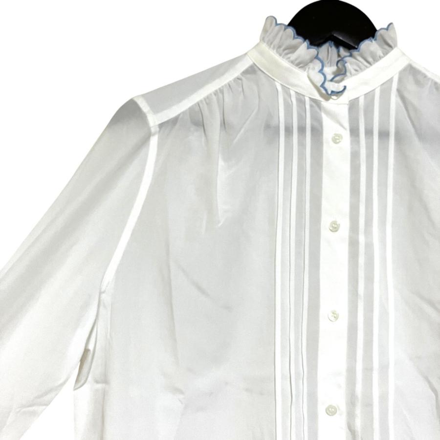 SINME 美品 シンメ スカラエンブロイダリー シャツ ブラウス S21AW-01 