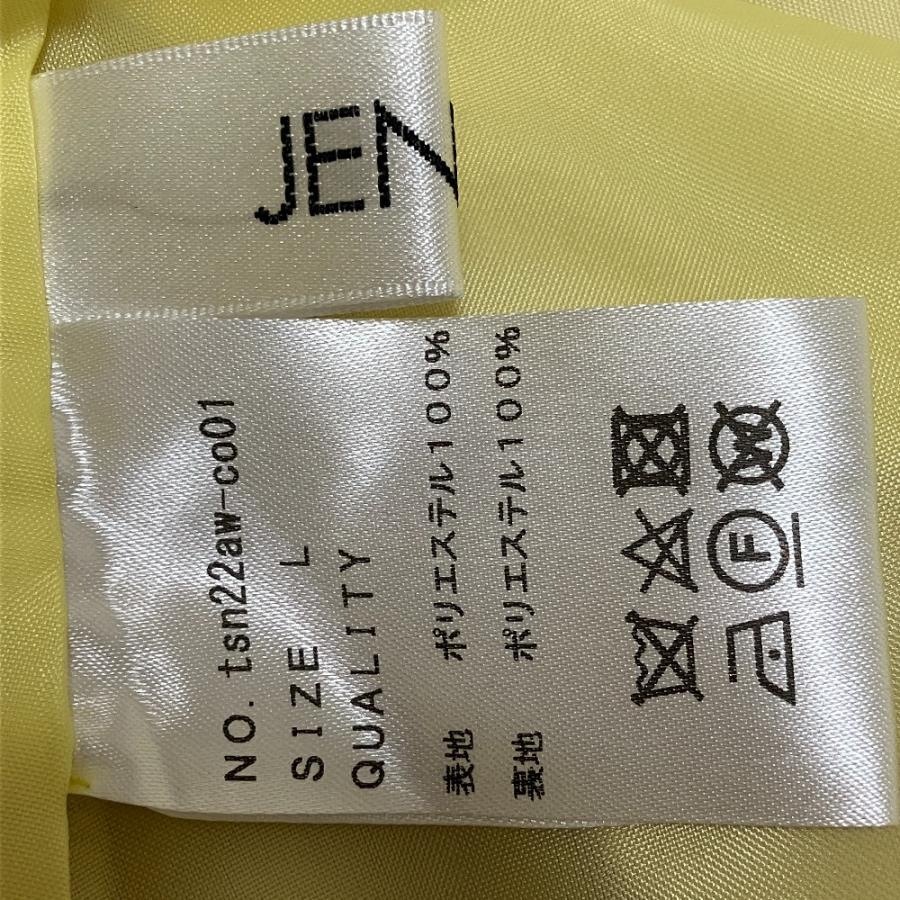 美品 JENNE ジェンヌ 付け襟 2WAY ハイウエストフレアコート L