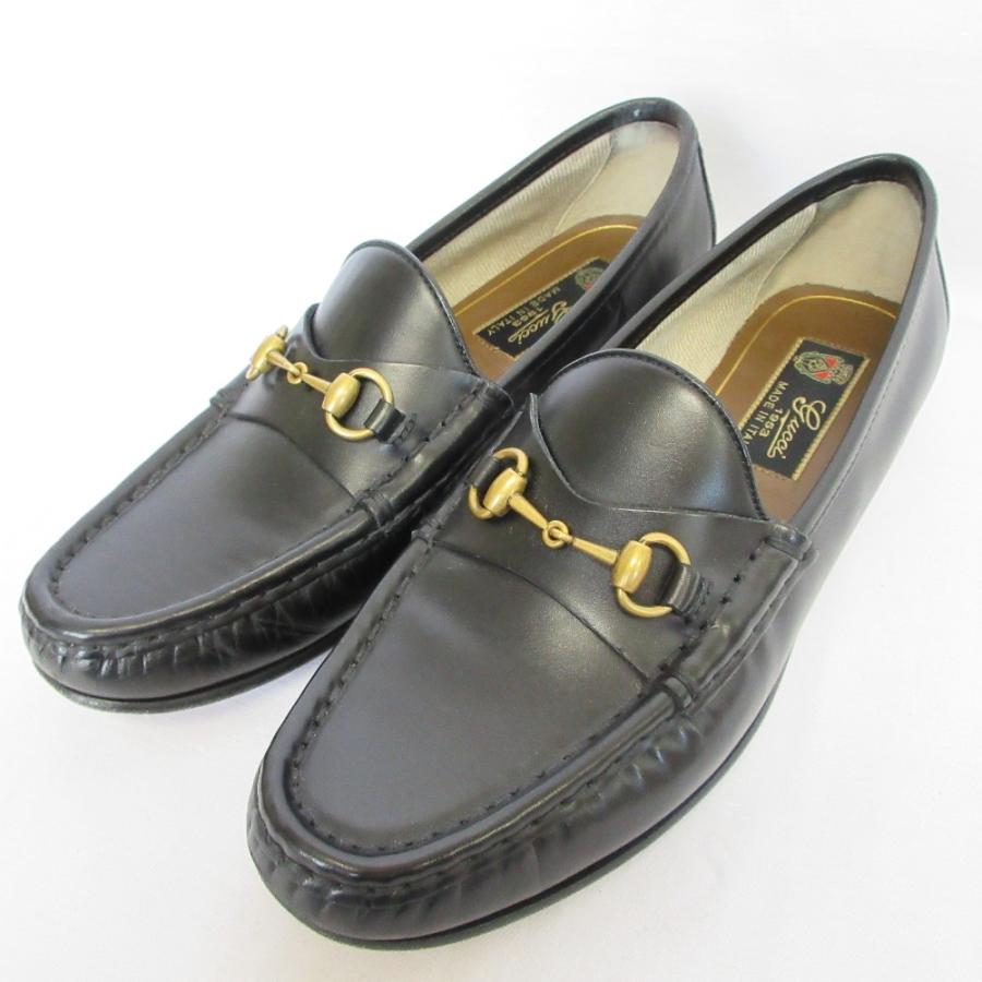GUCCI（グッチ） 良品 レザー ビットローファー サイズ36.5 23.5cm相当 