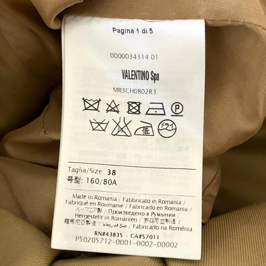 レッドヴァレンティノ　トレンチコート　レース　ブラック　42サイズ　Aライン RED VALENTINO（レッドヴァレンティノ） 美品 ダブルブレスト フリル