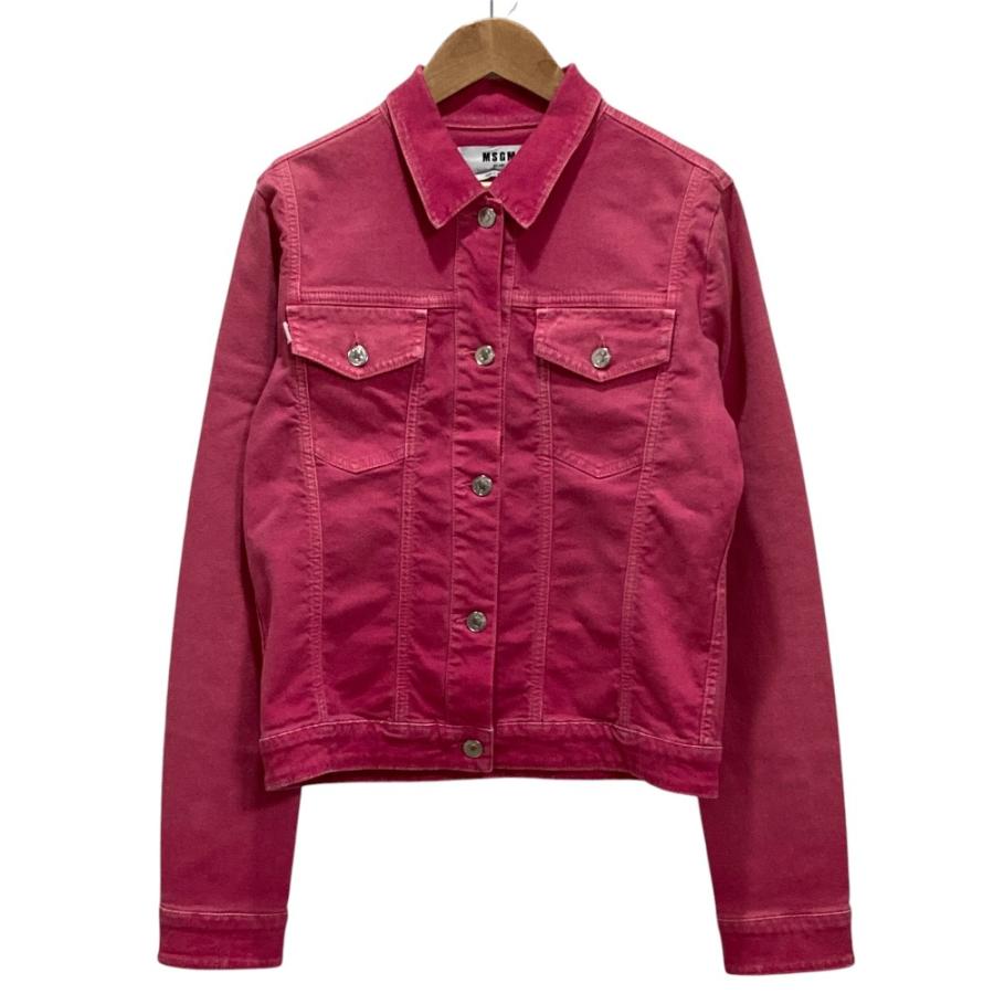MSGM（エムエスジーエム） 良品 バックロゴプリント カラーデニム 