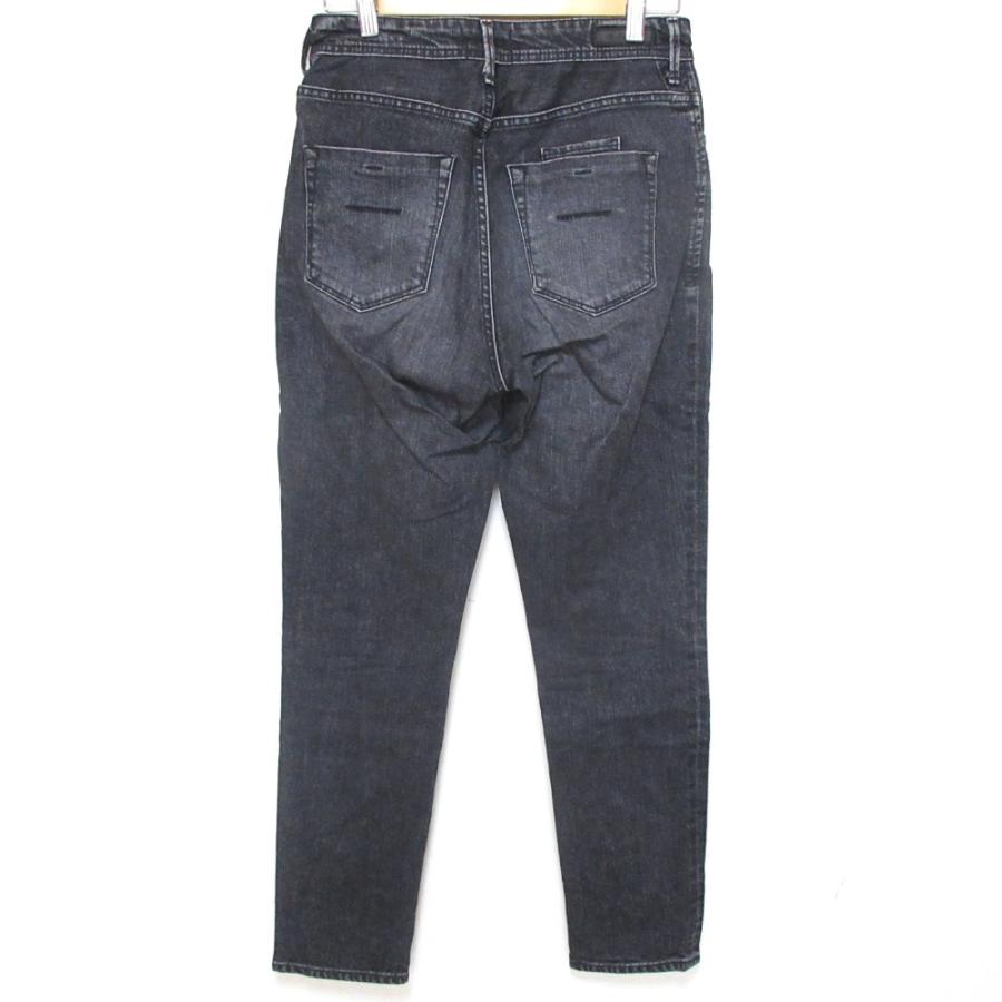 美品✨ヤヌーク RUTH ハイウエスト デニムパンツ 25インチ グレー YANUK（ヤヌーク） 美品 Ruth ハイウエスト スリムテーパードデニム