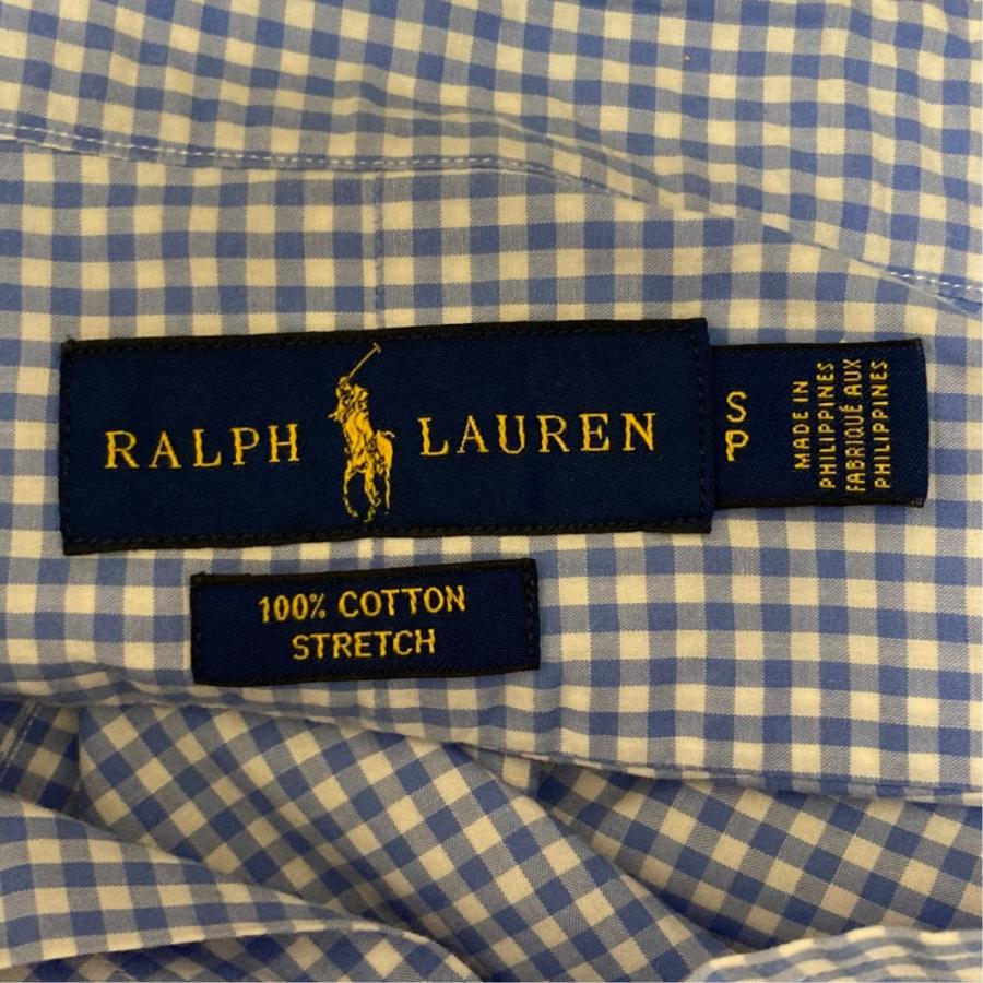 美品 RALPH LAUREN ラルフローレン ポニー刺繍 ギンガムチェック