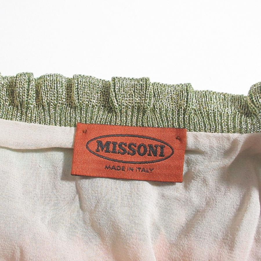 MISSONI（ミッソーニ） 美品 フリルカラー ニットワンピース 142667