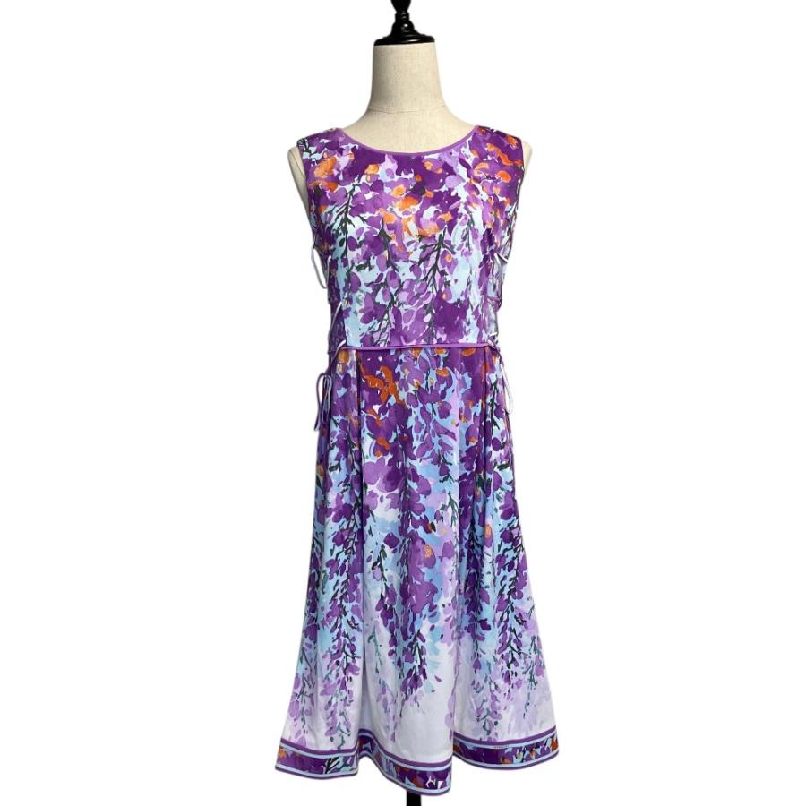 LEONARD FASHION 美品 レオナールファッション 藤の花 フラワー