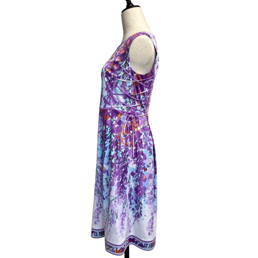 LEONARD FASHION 美品 レオナールファッション 藤の花 フラワー