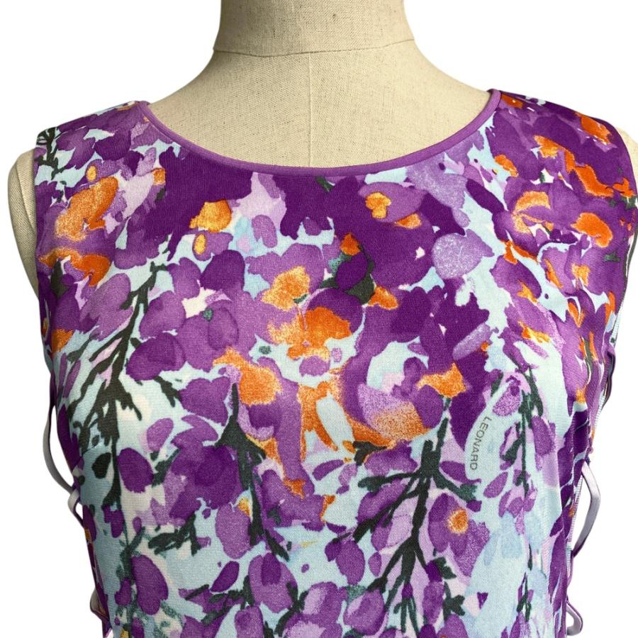 LEONARD FASHION 美品 レオナールファッション 藤の花 フラワー