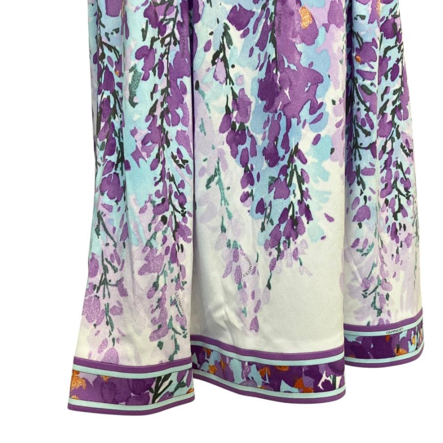 LEONARD FASHION 美品 レオナールファッション 藤の花 フラワー