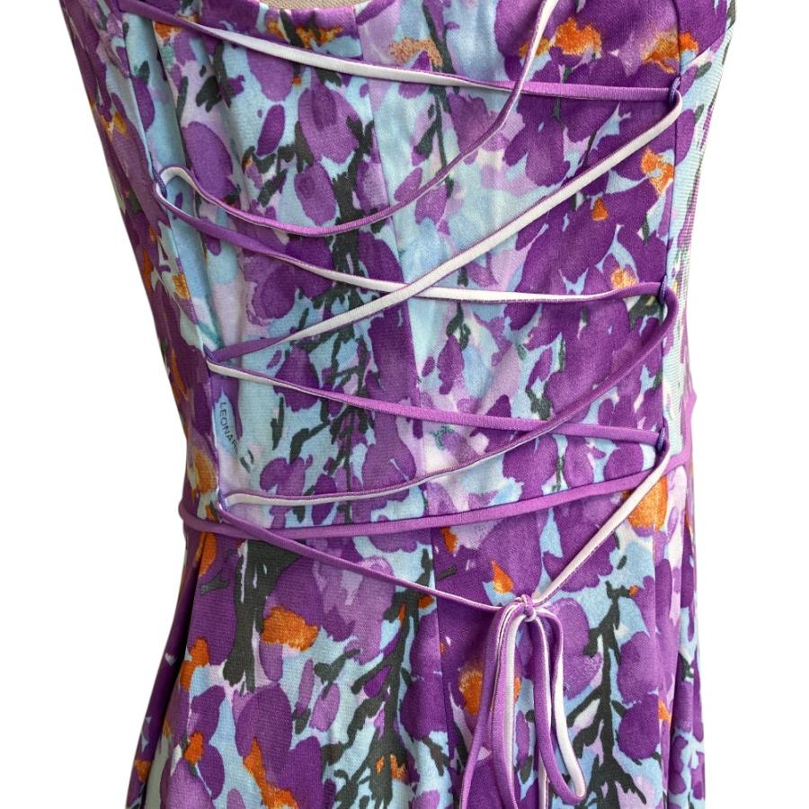 LEONARD FASHION 美品 レオナールファッション 藤の花 フラワー