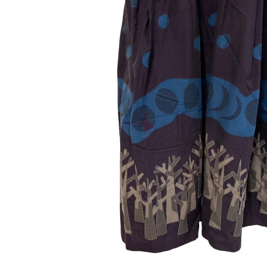 美品 群言堂 根々 グンゲンドウ ネネ 月とうさぎジャンスカ ジャンパー 