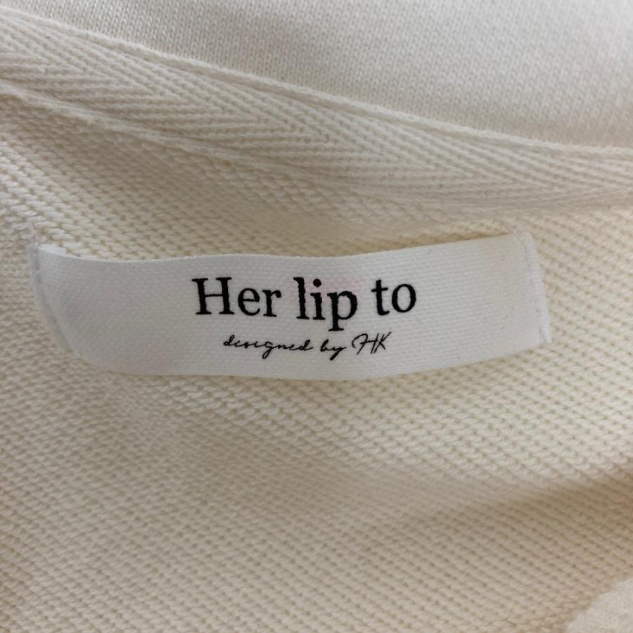 良品 Her lip to ハーリップトゥ Embroidery Polo Sweatshirt