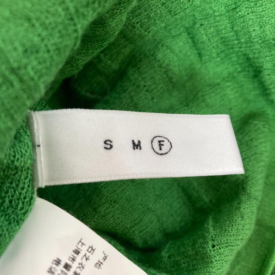 美品 AMERI VINTAGE アメリヴィンテージ PLAID SHEER TURTLE KNIT