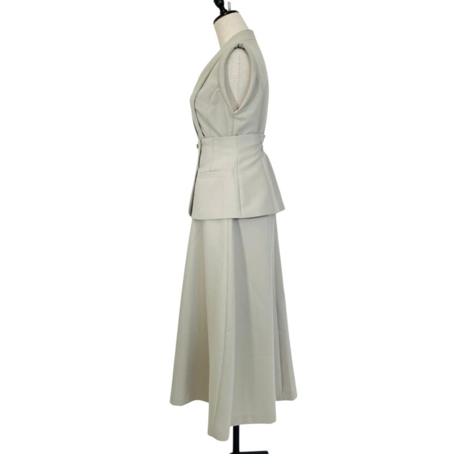 美品 AMERI VINTAGE アメリヴィンテージ SHOULDER PADDED PEPLUM DRESS