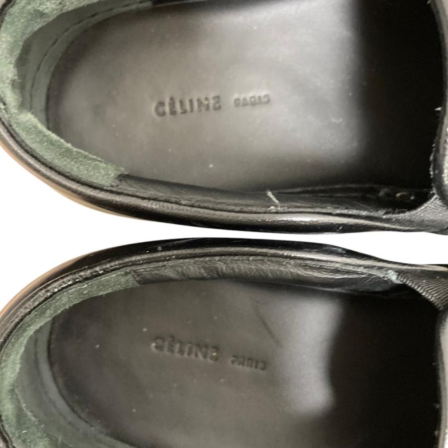 CELINE（セリーヌ） 良品 フリンジ レザー スリッポン スニーカー