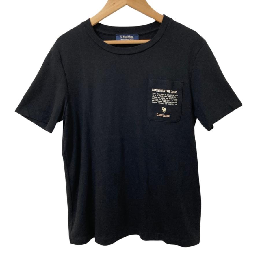 良品 S Max Mara エスマックスマーラ The Cube SAX ポケットTシャツ