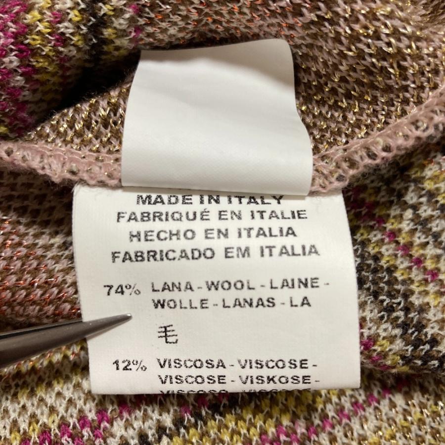 MISSONI（ミッソーニ） 美品 シェブロンニットワンピース サイズ42
