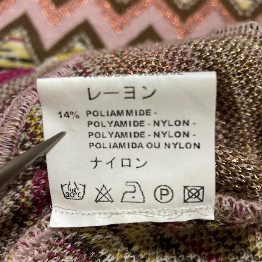 MISSONI（ミッソーニ） 美品 シェブロンニットワンピース サイズ42