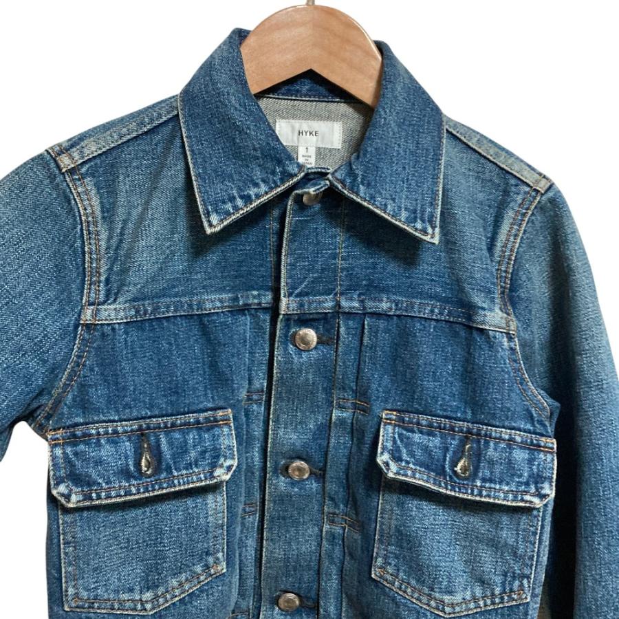 HYKE（ハイク） 美品 TYPE2 デニムジャケット サイズ1 インディゴ 