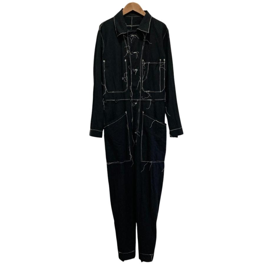 美品 Y's ワイズ ヨウジヤマモト LINEN COTTON CANVAS RANDOM CHECK