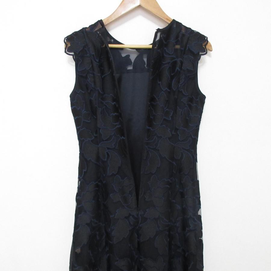 ANAYI（アナイ） 新品同様 リーフチュールレース フレアワンピース