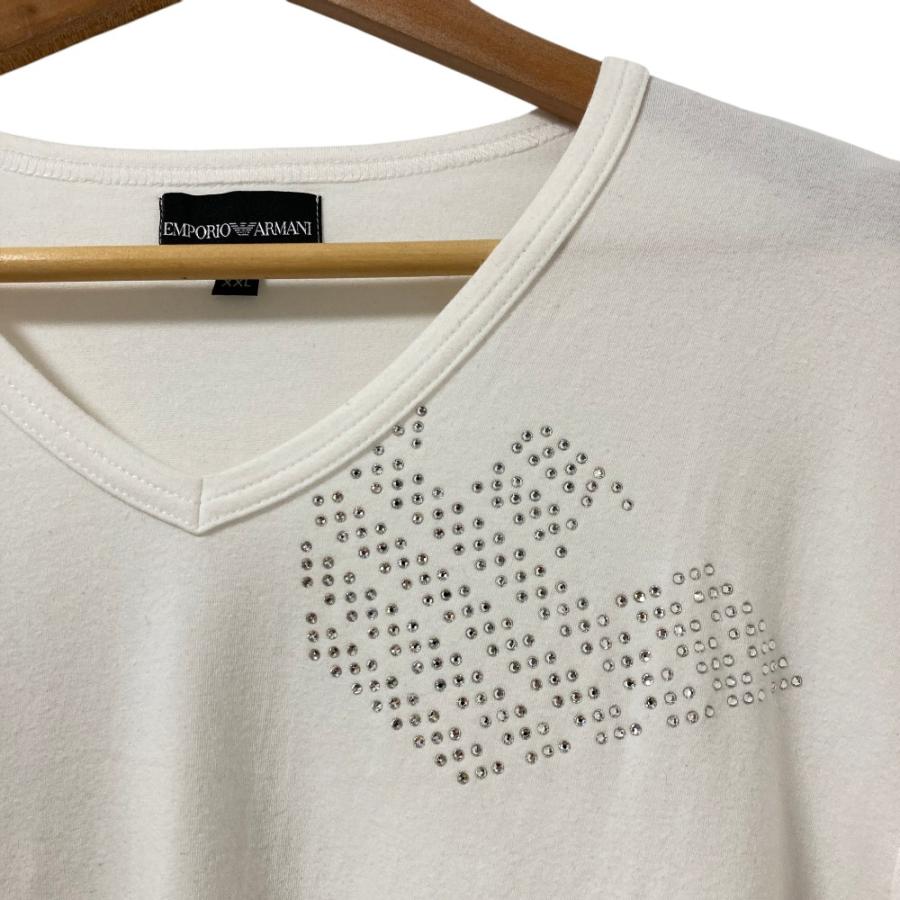 EMPORIO ARMANI エンポリオアルマーニ ラインストーンロゴ ロング