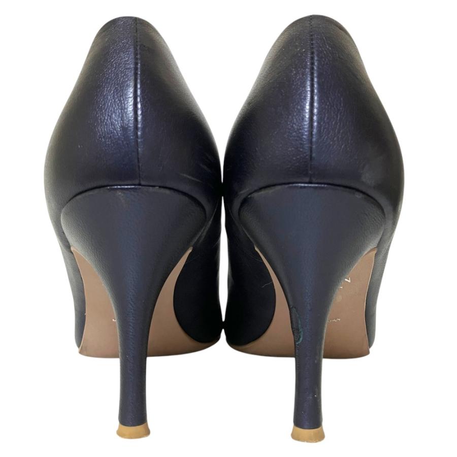 LANVIN COLLECTION 良品 ランバンコレクション レザー ハイヒール 