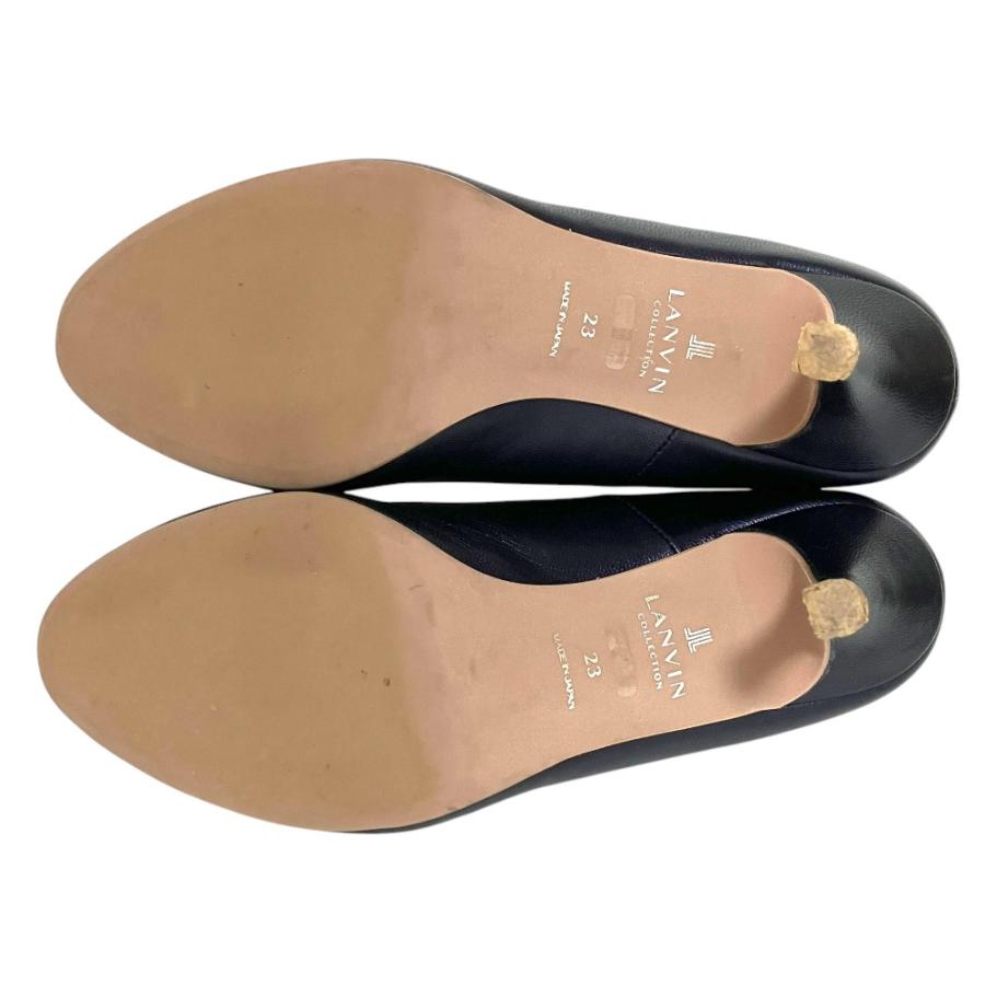 LANVIN COLLECTION 良品 ランバンコレクション レザー ハイヒール 
