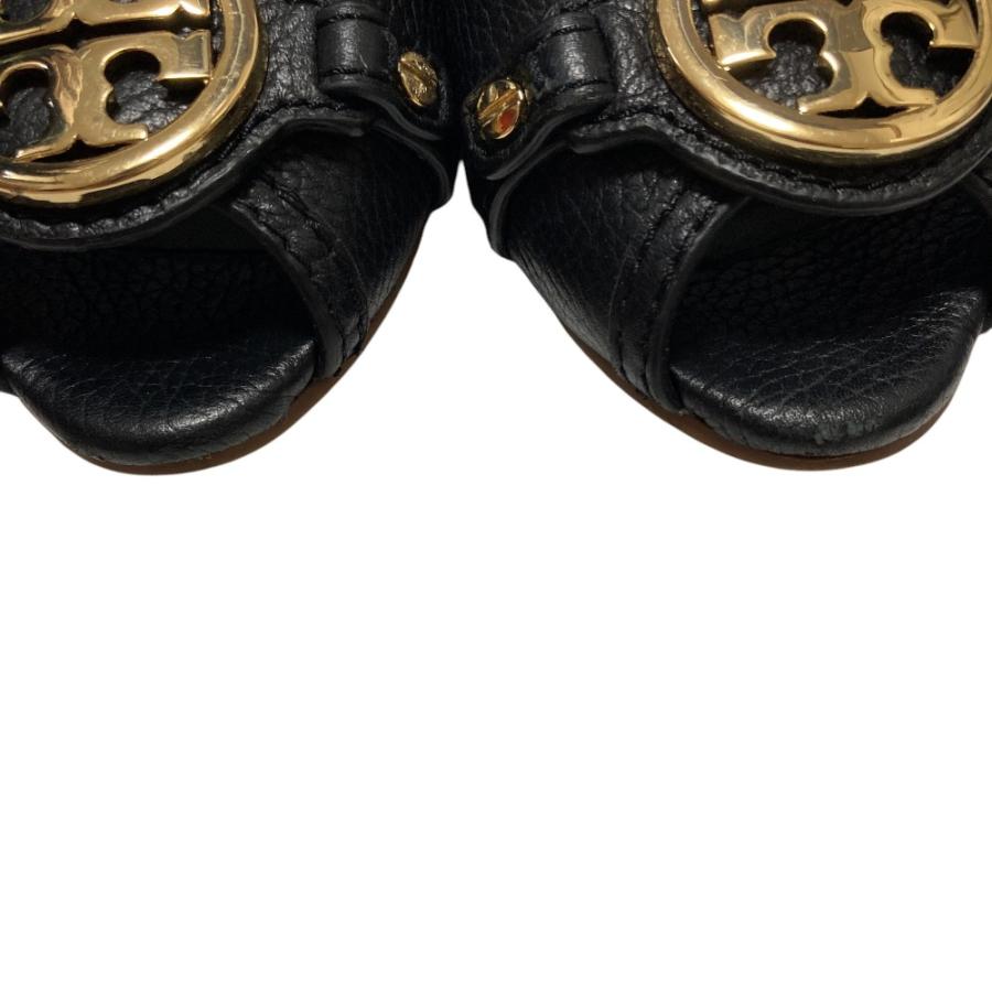 TORY BURCH（トリーバーチ） 良品 レザー オープントゥ ウェッジソール 