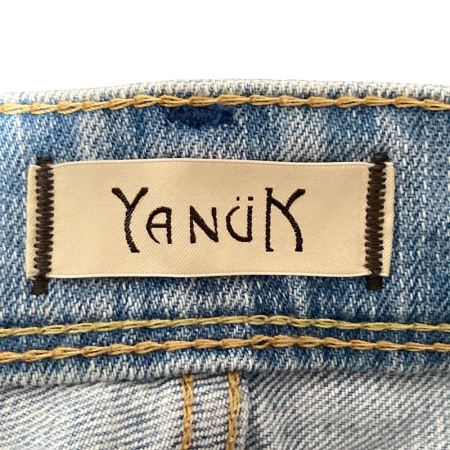 美品 YANUK ヤヌーク LILITH カットオフデニム 57131071 YANUK（ヤヌーク） 美品 LILITH カットオフ ストレートデニムパンツ
