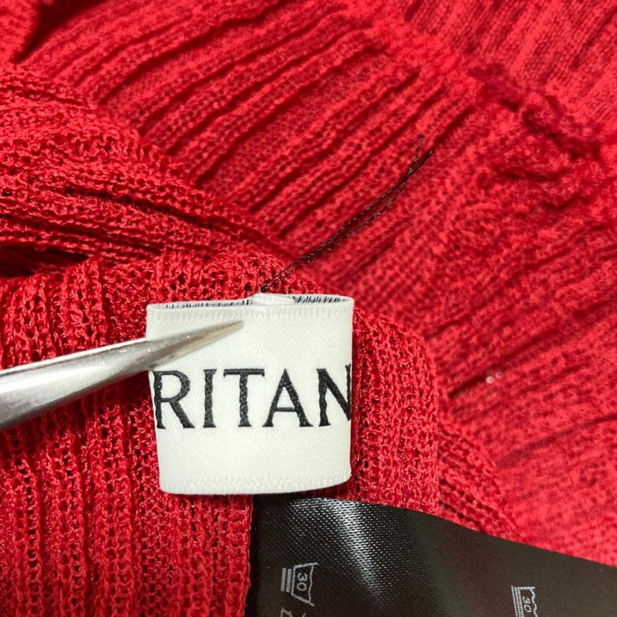 RITAN（リタン） 美品 Sheer Arch Rib Knit リブニット カットソー
