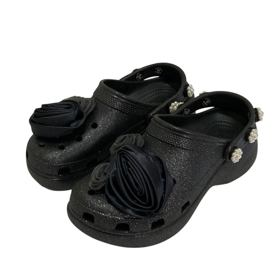う*ん様 クロックスUNITED ARROWSクラシック プラットフォーム グリ crocs（クロックス） 美品 ユナイテッドアローズ 別注 クラシック