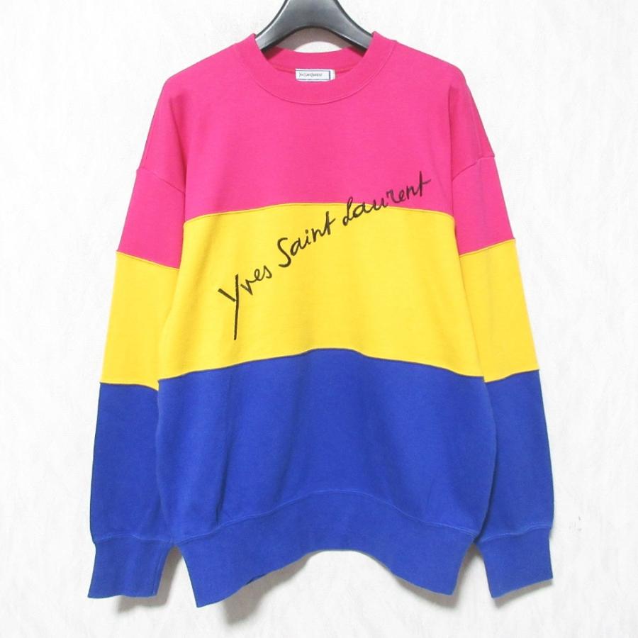 Yves Saint Laurent（イヴ・サンローラン） 良品 ロゴ刺繍 カラー 