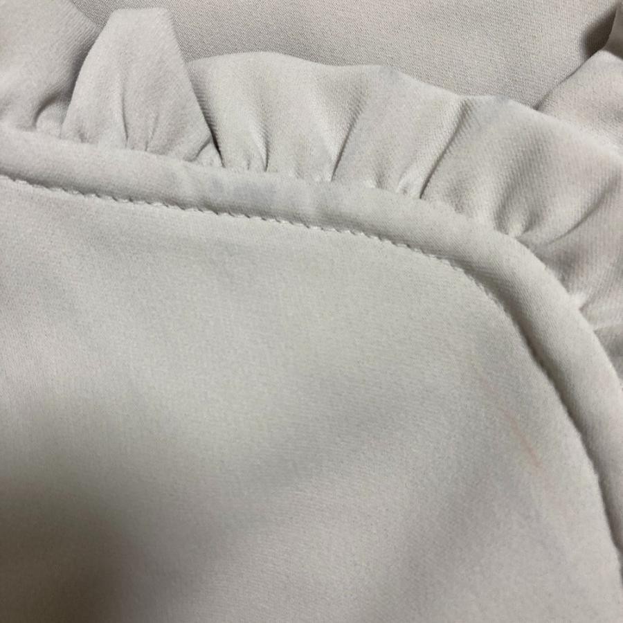 WHYTO（ホワイト） 良品 WHYTO. フリルカラー ノースリーブワンピース
