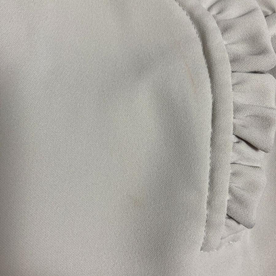 WHYTO（ホワイト） 良品 WHYTO. フリルカラー ノースリーブワンピース