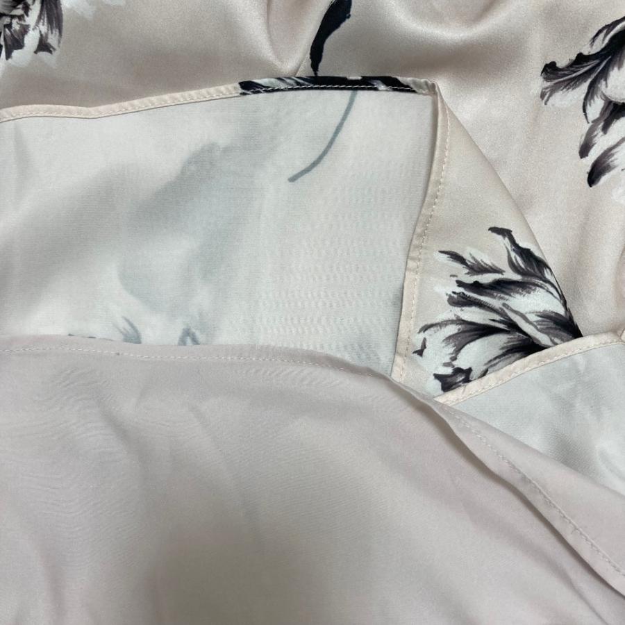 美品 Her lip to ハーリップトゥ Monochrome Peony Satin Dress
