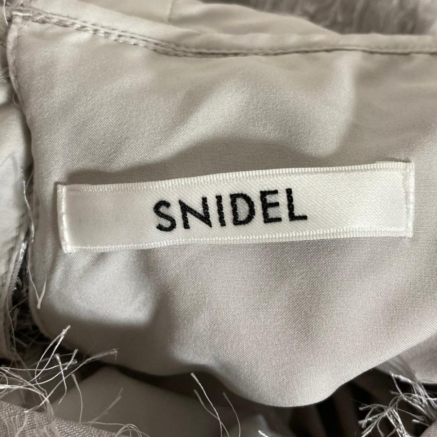 SNIDEL（スナイデル） 美品 25SS SNIDEL フリンジウエストリブ 