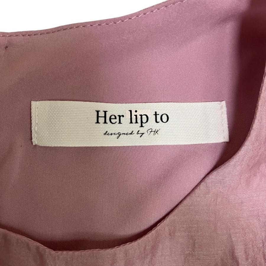 美品 Her lip to ハーリップトゥ Venus Cut-Out Ruched Dress