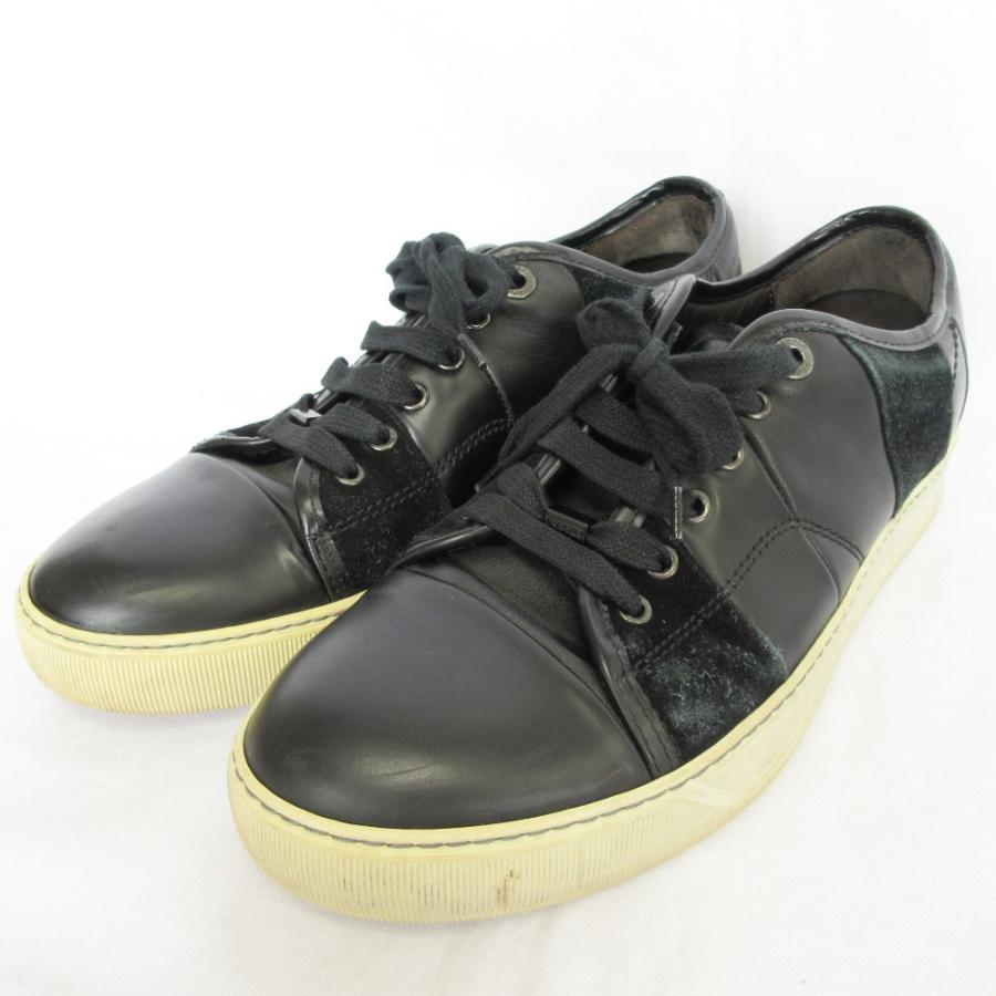 LANVIN（ランバン） 良品 レザー ローカット スニーカー サイズ6 24.5 
