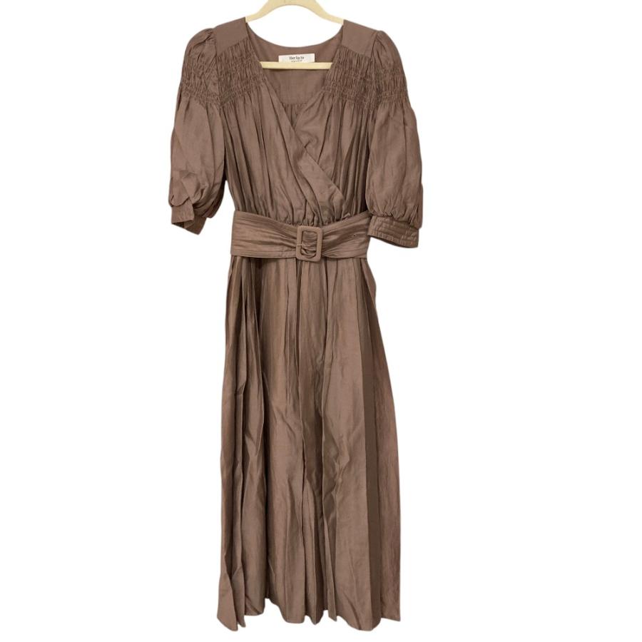 ワンピース Herlipto Airy Volume Sleeve Dress 新品同様 Herlipto ハーリップトゥ Airy Volume Sleeve Dress ロング