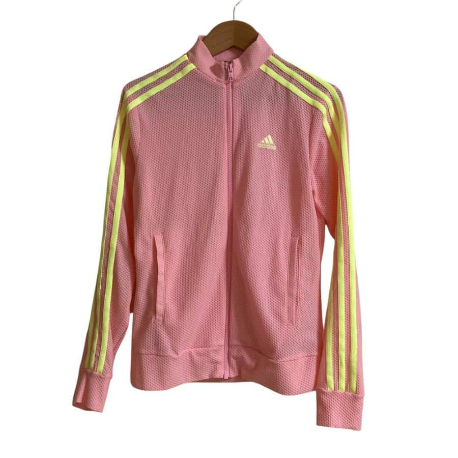 adidas（アディダス） 美品 スリーストライプ メッシュ ブルゾン 