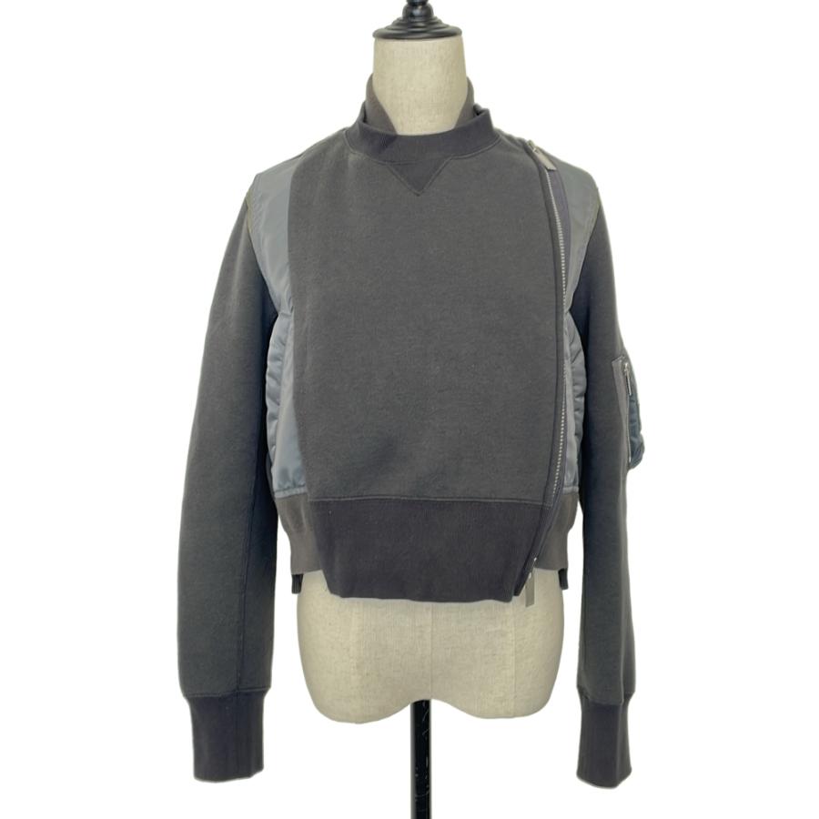 sacai（サカイ） 良品 MA-1ドッキングスウェットブルゾン 22-06293