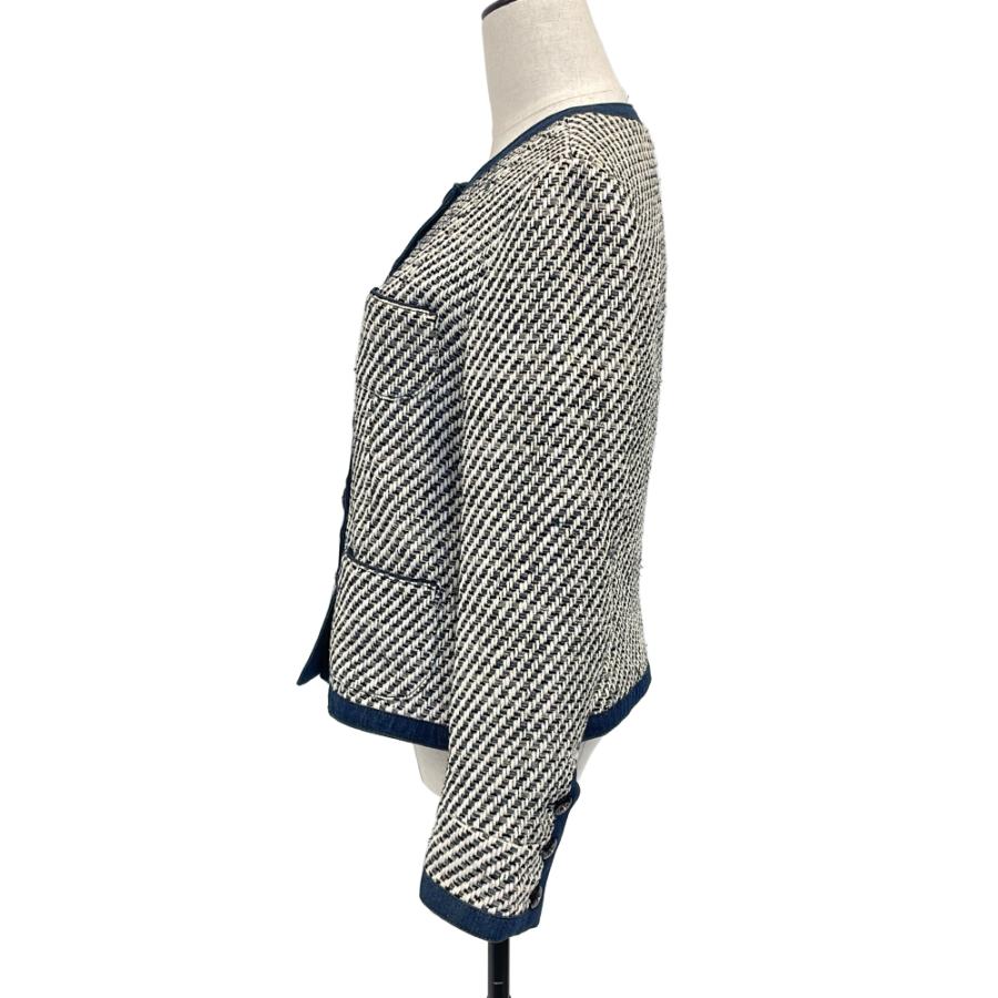 INGEBORG（インゲボルグ） 良品 編込みデザイン ノーカラージャケット