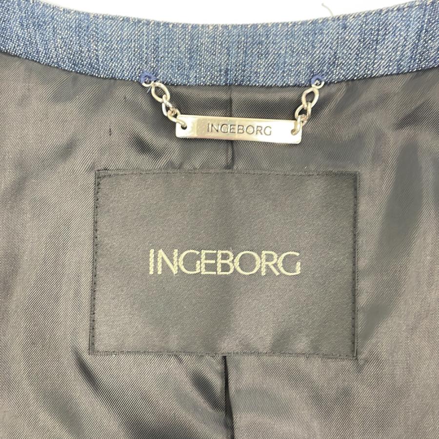 INGEBORG（インゲボルグ） 良品 編込みデザイン ノーカラージャケット