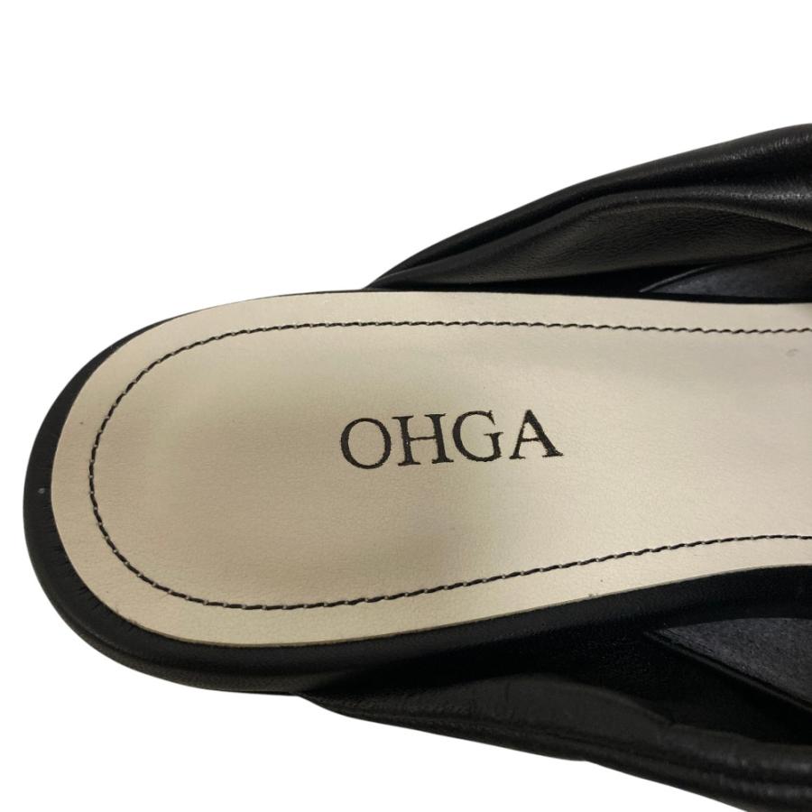 靴/シューズ 新品未使用 ohga オオガ ビジューサンダル S