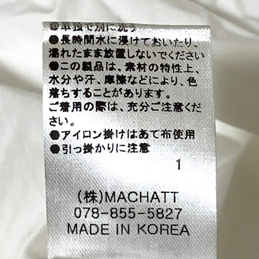 machatt 良品 マチャット アシメカラー ブラウス シャツ MCT21A501 F