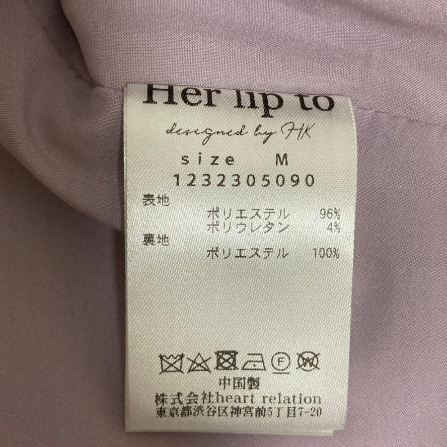 美品 Her lip to ハーリップトゥ Dreamscape Twill Dress ショート 