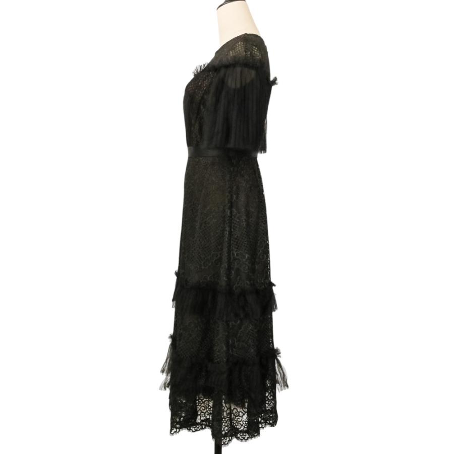 Tadashi Shoji 美品 タダシショージ プリーツ レース フレアスリーブ