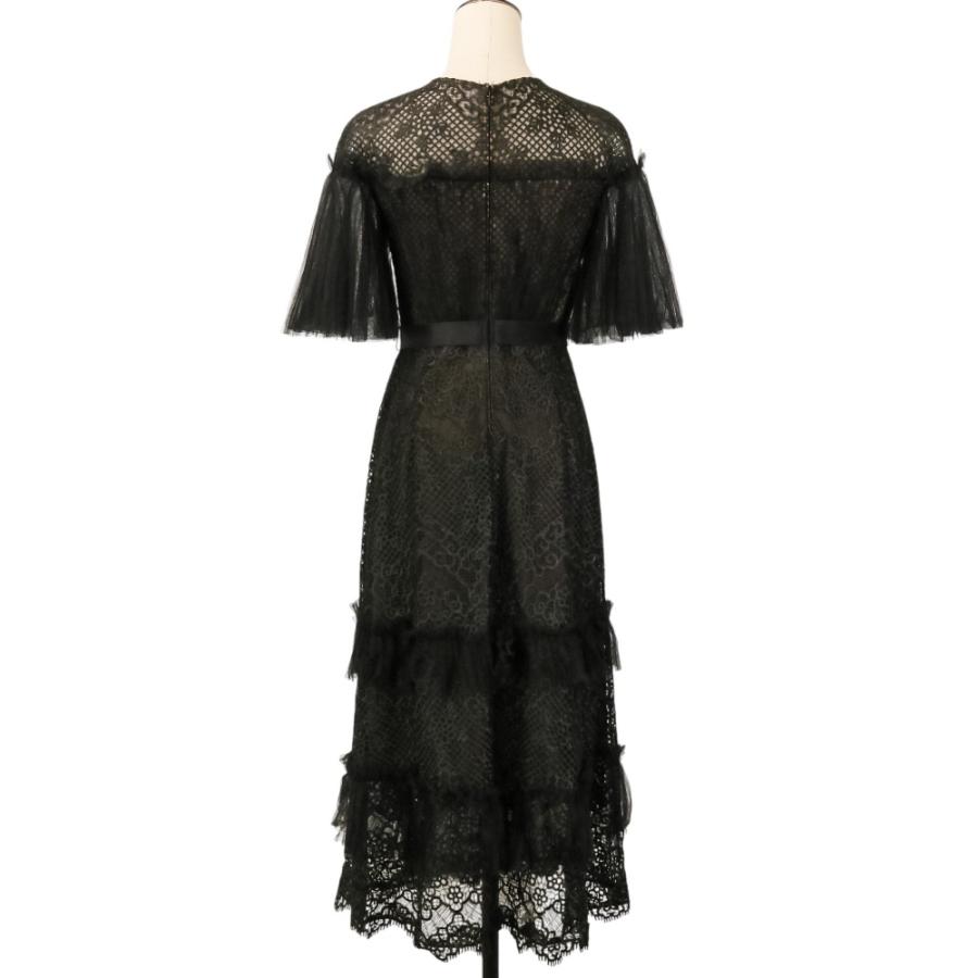 Tadashi Shoji 美品 タダシショージ プリーツ レース フレアスリーブ