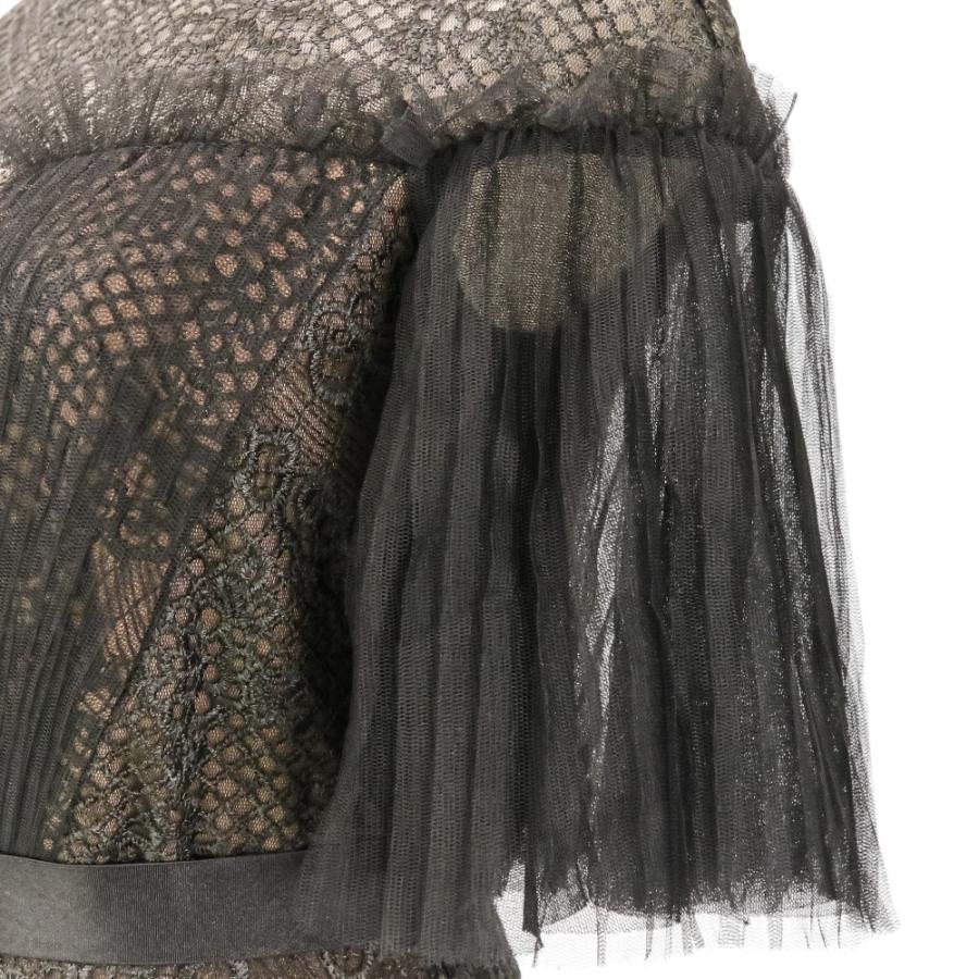 Tadashi Shoji 美品 タダシショージ プリーツ レース フレアスリーブ