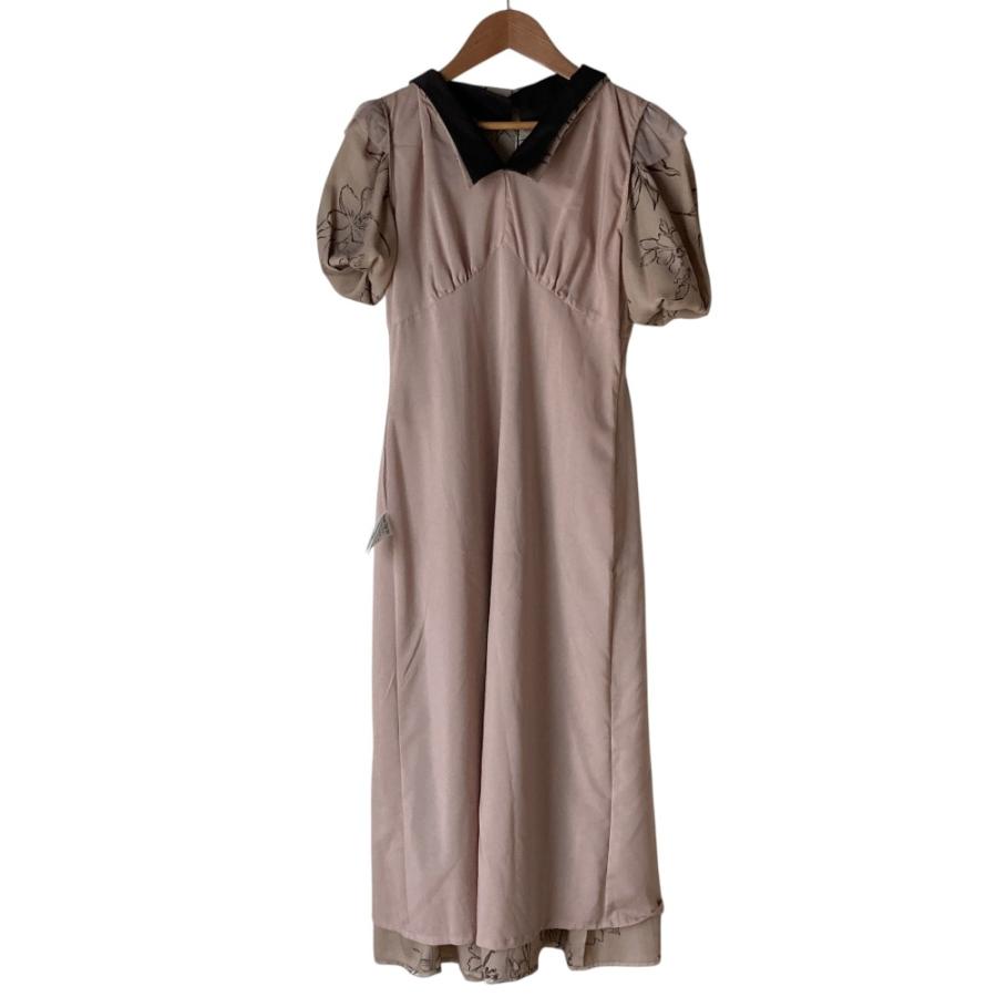 美品 Herlipto ハーリップトゥ Limoges Vintage Satin Dress フラワー 